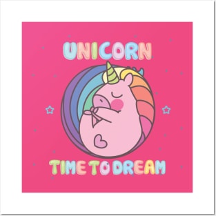 Time to Dream Unicron kids Grils teen fun cute Design Posters and Art